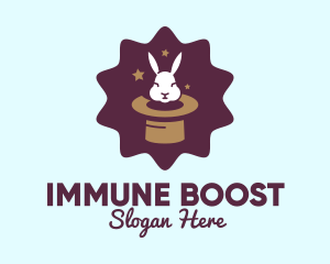 Magic Rabbit Hat logo design