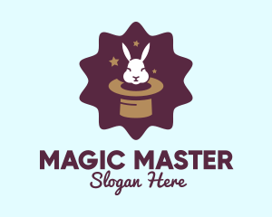 Trick - Magic Rabbit Hat logo design