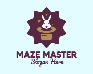 Magic Rabbit Hat logo design