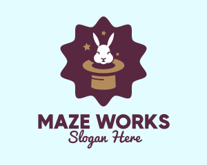 Magic Rabbit Hat logo design