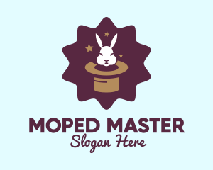 Magic Rabbit Hat logo design