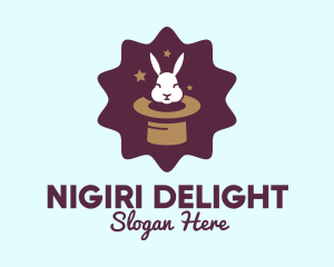 Magic Rabbit Hat logo design