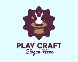 Magic Rabbit Hat logo design