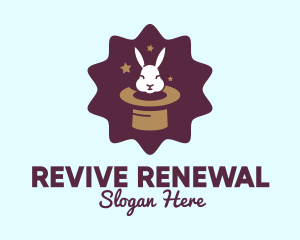 Magic Rabbit Hat logo design