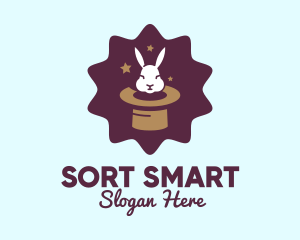 Magic Rabbit Hat logo design