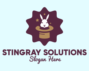 Magic Rabbit Hat logo design