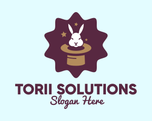 Magic Rabbit Hat logo design