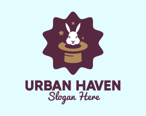 Magic Rabbit Hat logo design