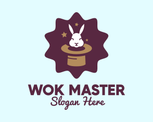 Magic Rabbit Hat logo design