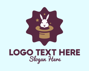 Show - Magic Rabbit Hat logo design