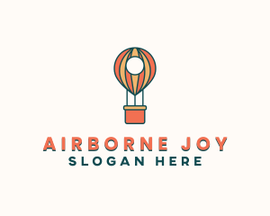 Air Balloon Locator logo design