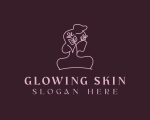 Woman Skincare Beauty logo design