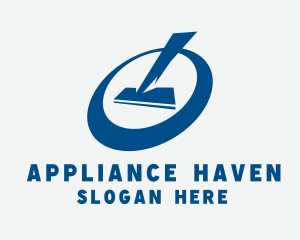 Vacuum Home Cleaning Appliance logo design