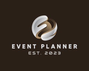Planet - Modern Digital 3D Sphere logo design
