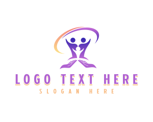 Family - Community Helping People logo design