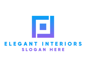 Interior - Interior Design Tiling logo design