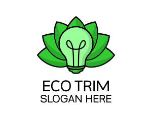 Eco Friendly Bulb  logo design