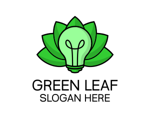 Eco Friendly Bulb  logo design