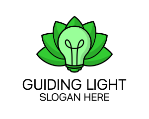 Eco Friendly Bulb  logo design