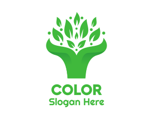 Green Leaf Bouquet  Logo