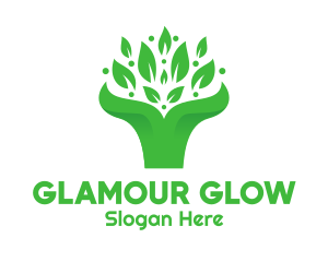 Green Leaf Bouquet  Logo