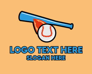 Fanclub - Fast Baseball Hit logo design