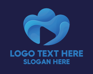 Instagram - Cloud Video Media Play logo design