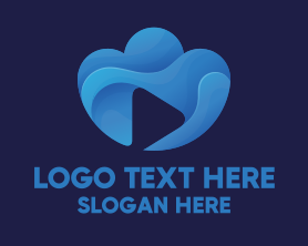 Youtube Vlogger - Cloud Video Media Play logo design