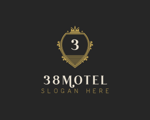 Upscale Royal Hotel logo design