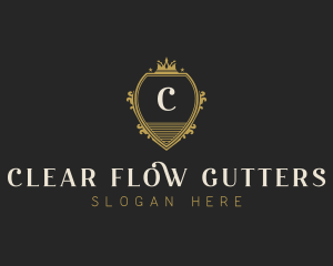 Upscale Royal Hotel logo design