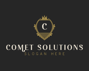 Upscale Royal Hotel logo design