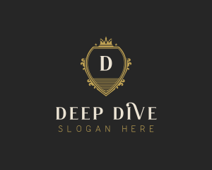 Upscale Royal Hotel logo design