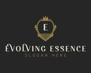 Upscale Royal Hotel logo design