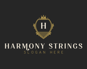 Upscale Royal Hotel logo design