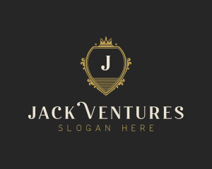 Upscale Royal Hotel logo design