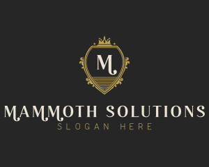 Upscale Royal Hotel logo design