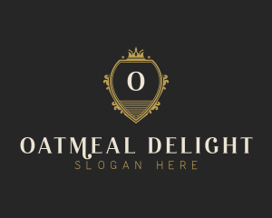 Upscale Royal Hotel logo design