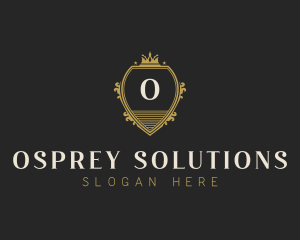 Upscale Royal Hotel logo design