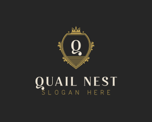 Upscale Royal Hotel logo design