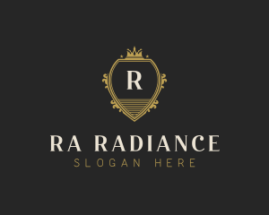 Upscale Royal Hotel logo design