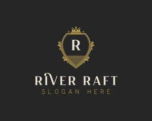 Upscale Royal Hotel logo design