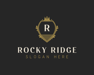 Upscale Royal Hotel logo design