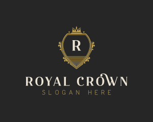 Upscale Royal Hotel logo design