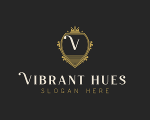 Upscale Royal Hotel logo design