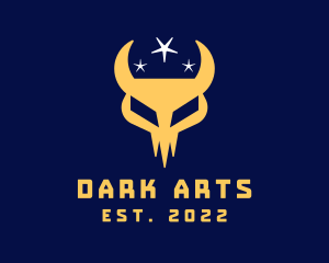 Satanic - Evil Demon Skull Esports logo design