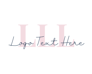 Handwriting - Elegant Cursive Letter logo design