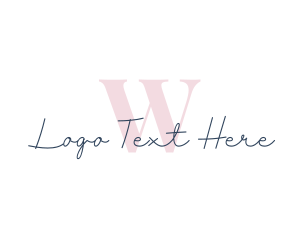 Elegant Cursive Letter Logo