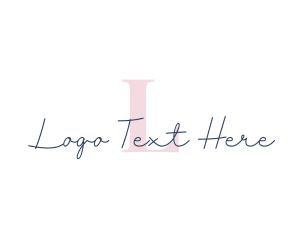 Elegant Cursive Letter Logo