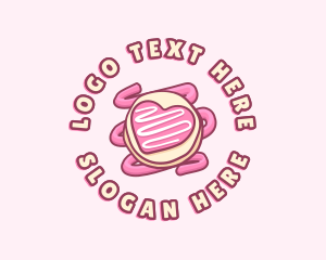 Sugar - Heart Cookie Icing Bites logo design