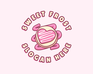 Icing - Heart Cookie Icing Bites logo design